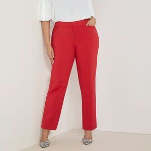 Eloquii Kady Trouser Career Dress Pant Red Size 16 Short